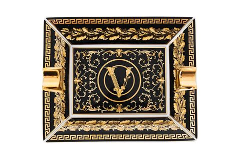 posacenere versace|Posacenere Virtus 13 cm Nero .